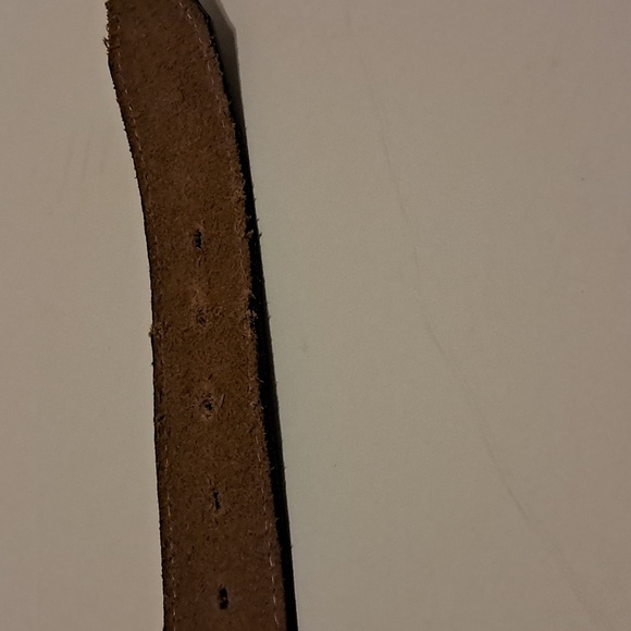 Classic Brown Leather Work Belt Made In The USA Size 50/125 Preowned Minor Wear - Picture 4 of 8